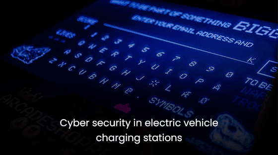 Cyber security in electric vehicle charging stations