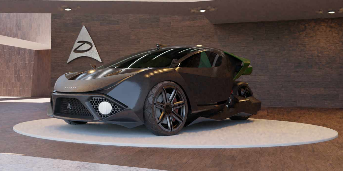 Daymak Spiritus The first futuristic electric car capable of mining