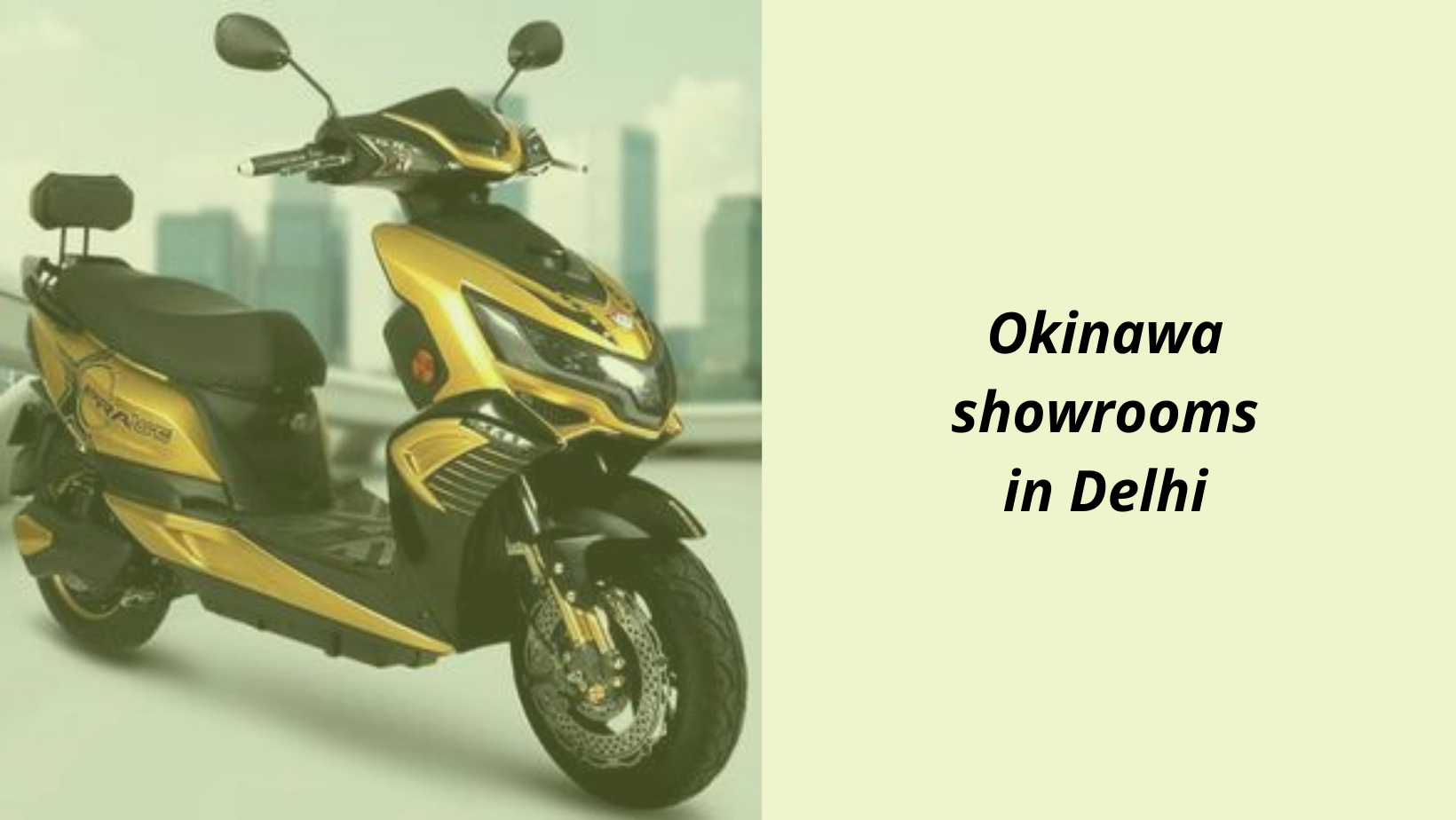 Okinawa showrooms on sale