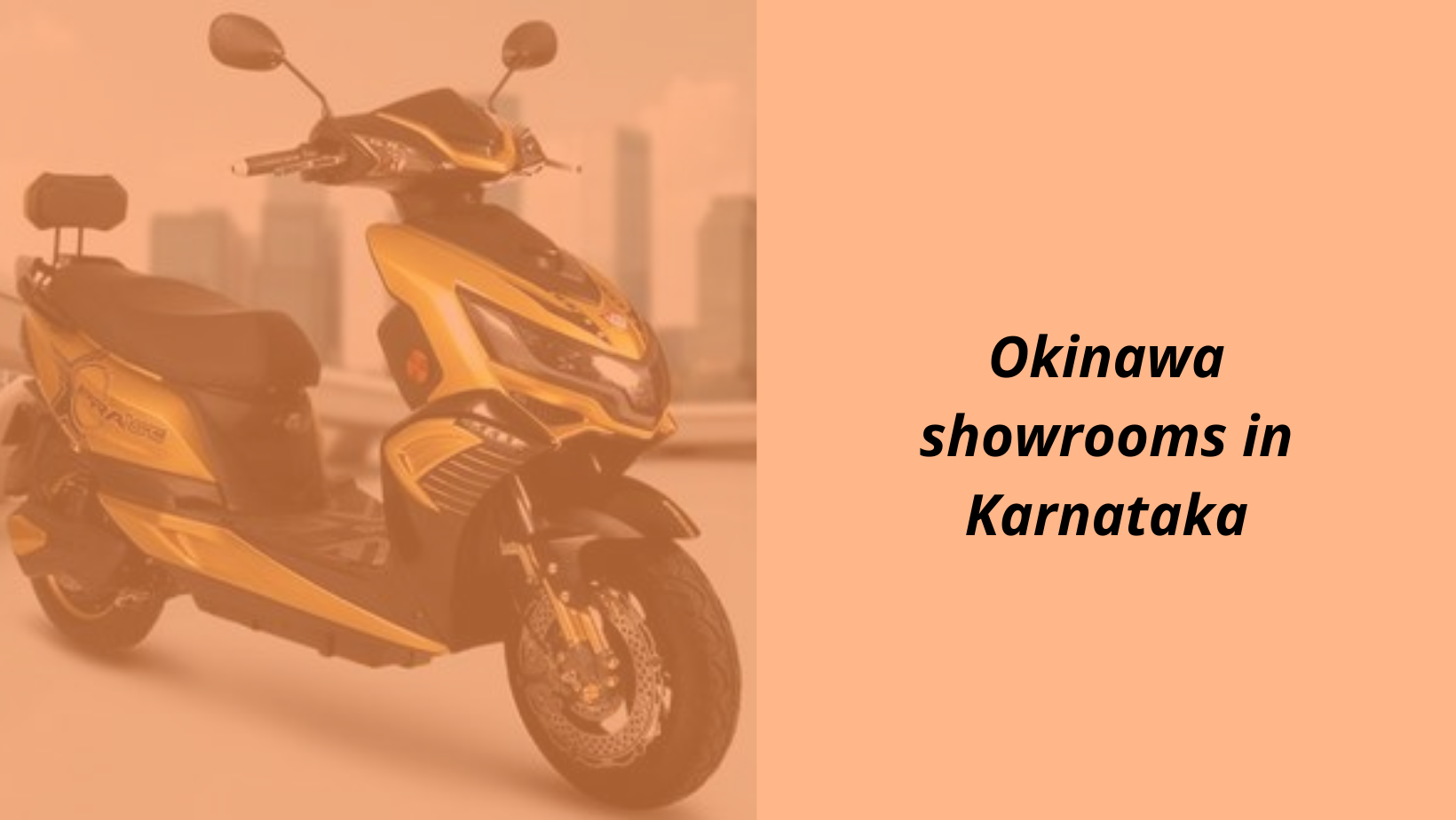 Okinawa showrooms in Karnataka