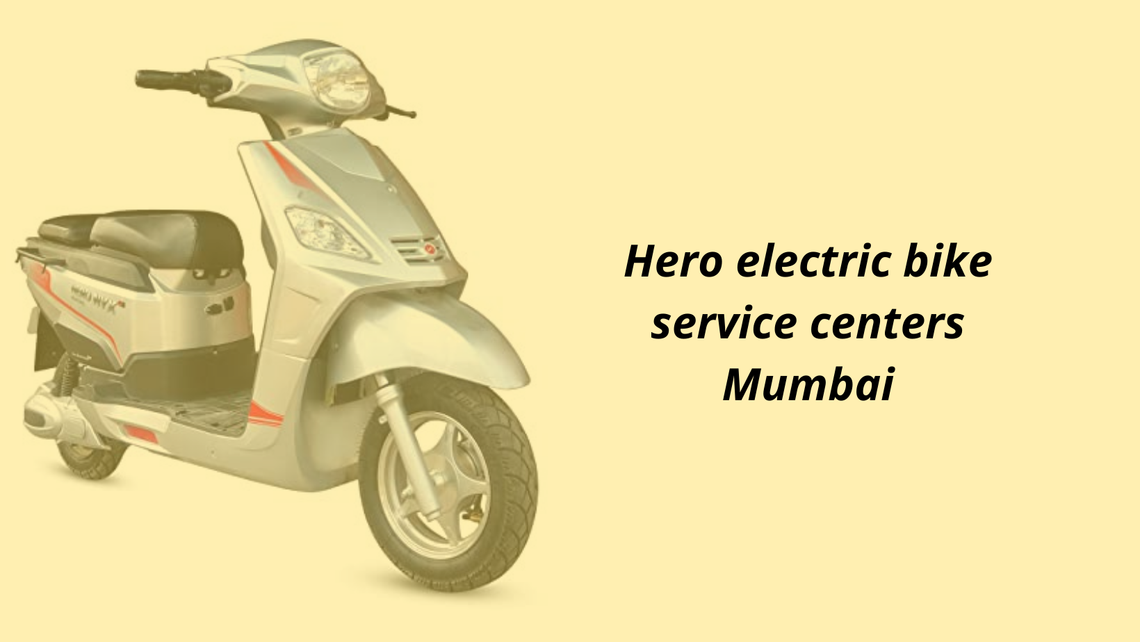 Hero electric 2025 bike service centre