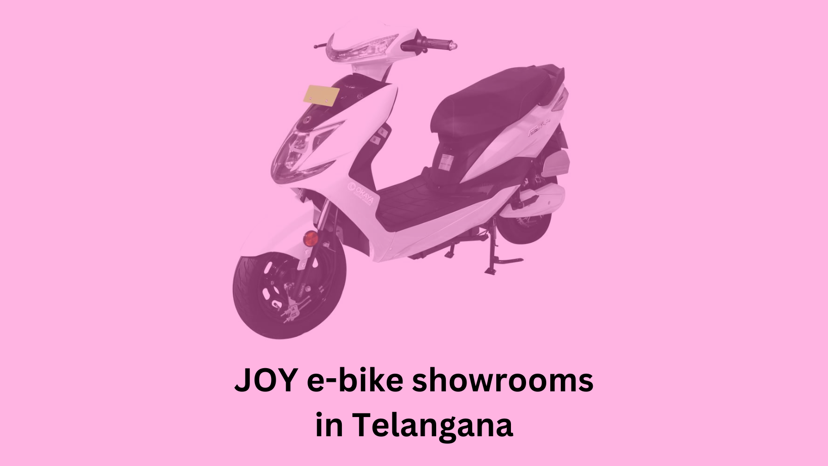 joy e bike showroom near me